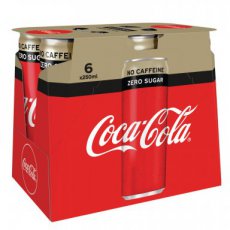 Coca-Cola Zero Cafeinevrij 25cl
