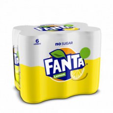 Fanta Lemon Zero Blik 24x33cl