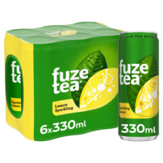 Fuze Tea Sparkling Lemon blik 33cL