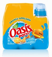 Oasis Orange Pet 6x25cl