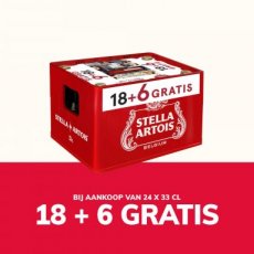 Stella Artois 24x33cl Excl. Leeggoed 4.50€